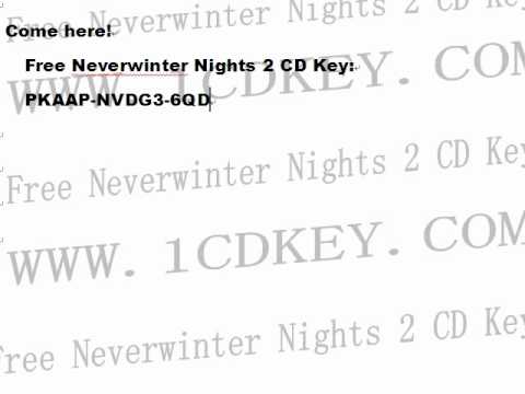 neverwinter nights cd key generator