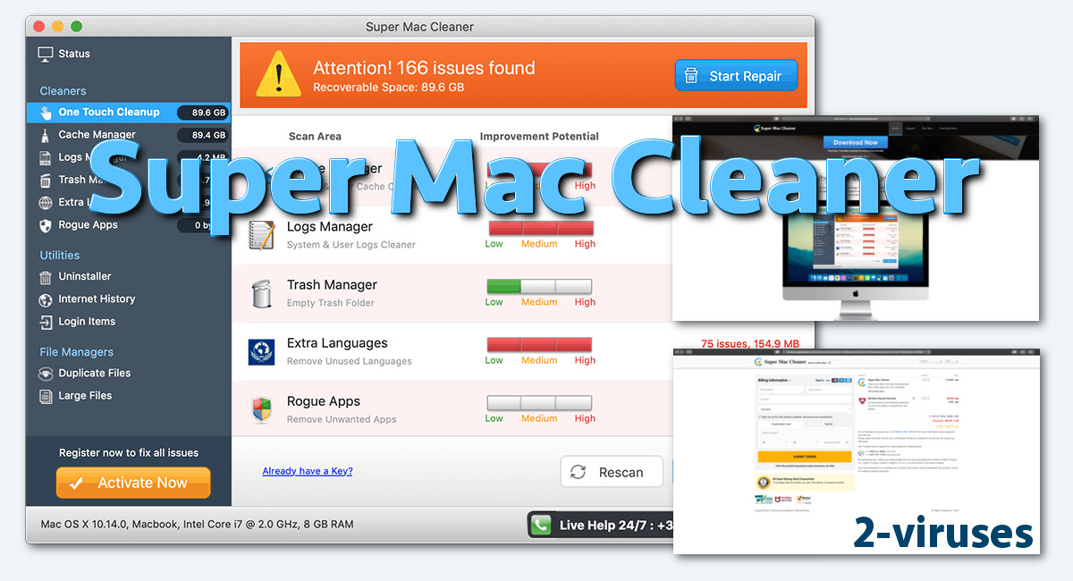 is mac cleaner a virus